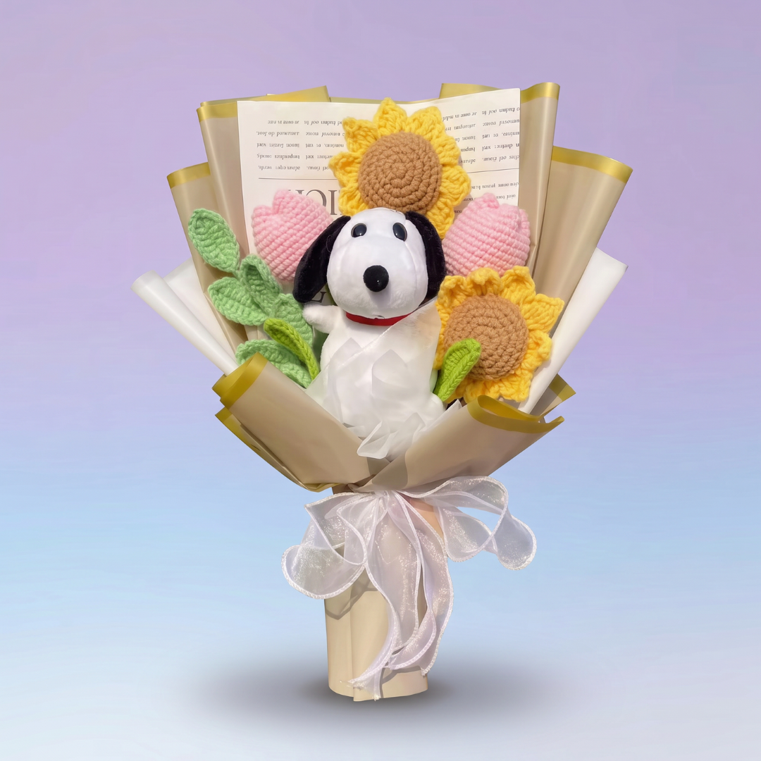 Cozy Puppy Bouquet